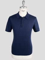 Kiton Knt Blue Linen Cotton Shirt