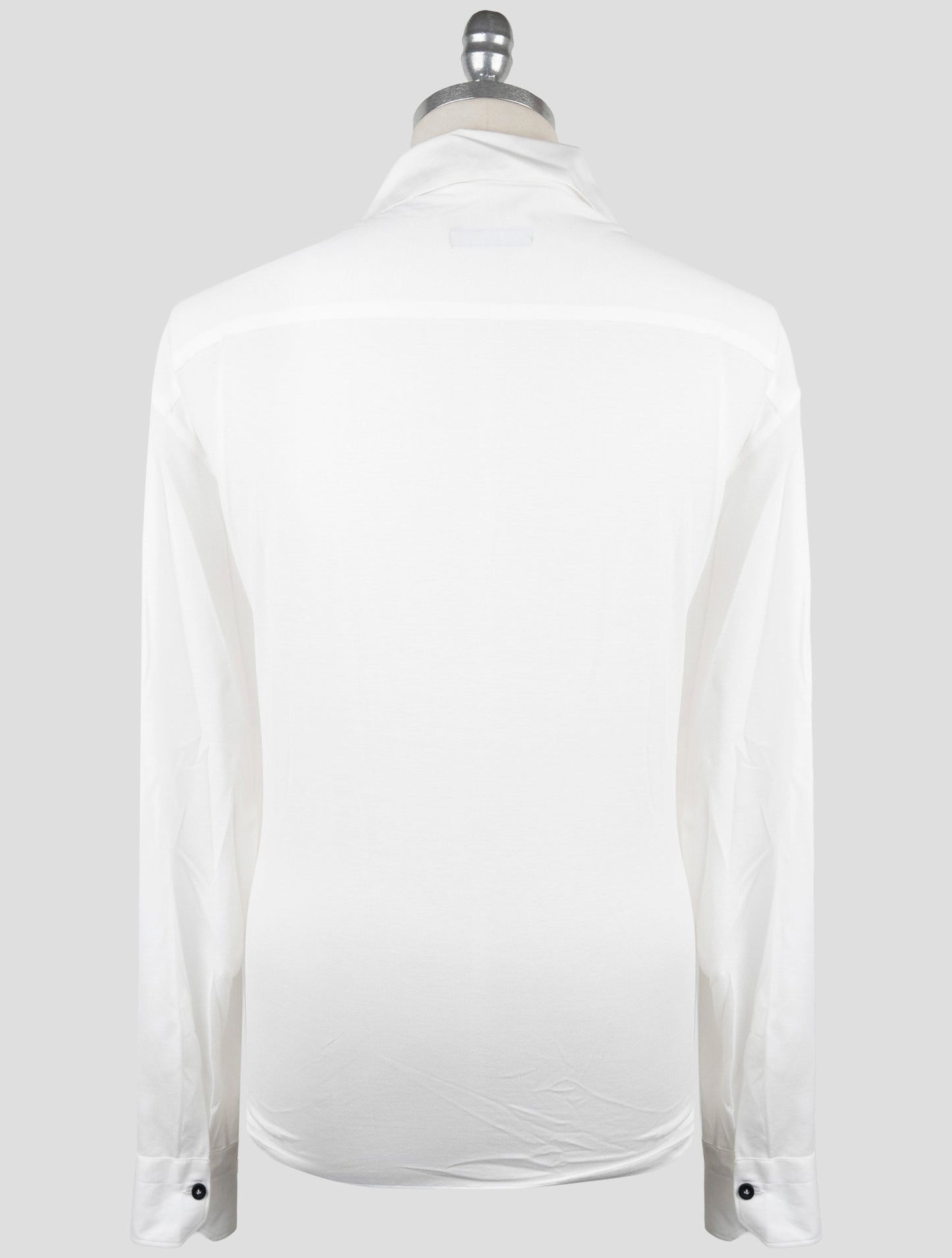 Kiton Knt White Cotton Shirt