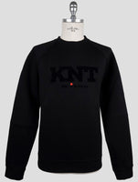 Kiton Knt Black Cotton Sweater Crewneck