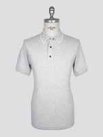 Kiton Gray Cotton Polo