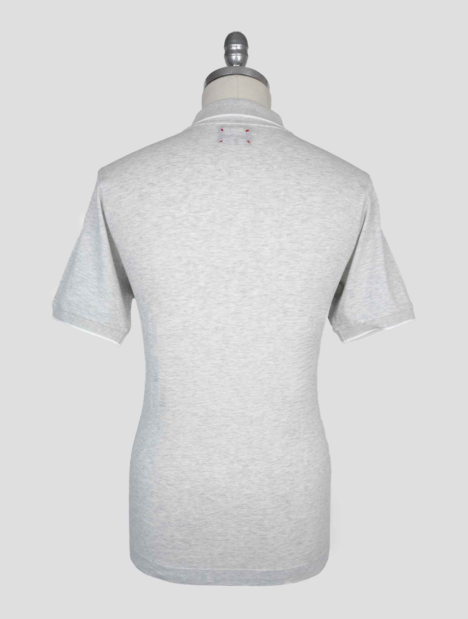 Kiton Gray Cotton Polo