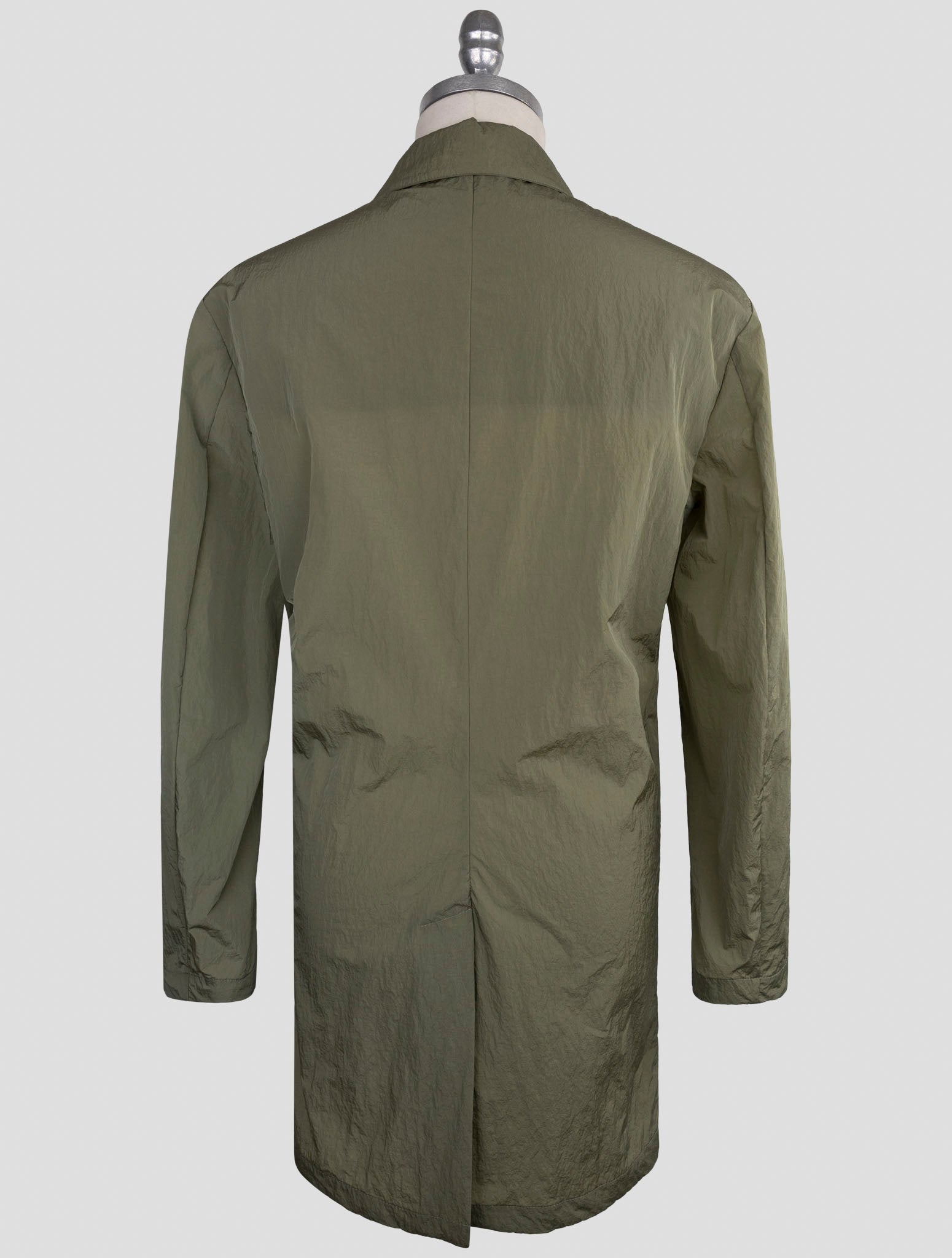 Kiton Knt Green Pa Overcoat