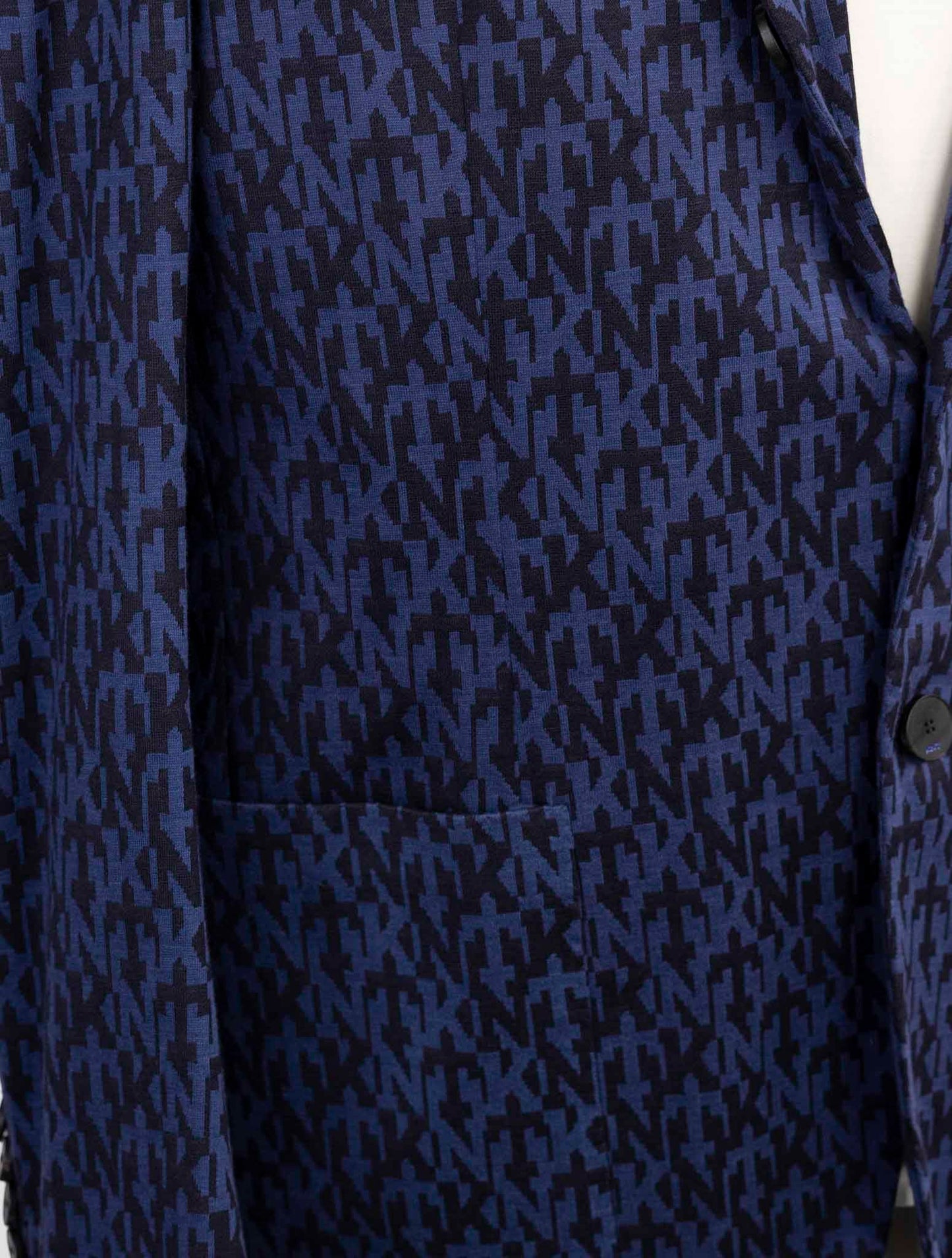 Kiton Knt Blue Cotton Cashmere Pa Blazer