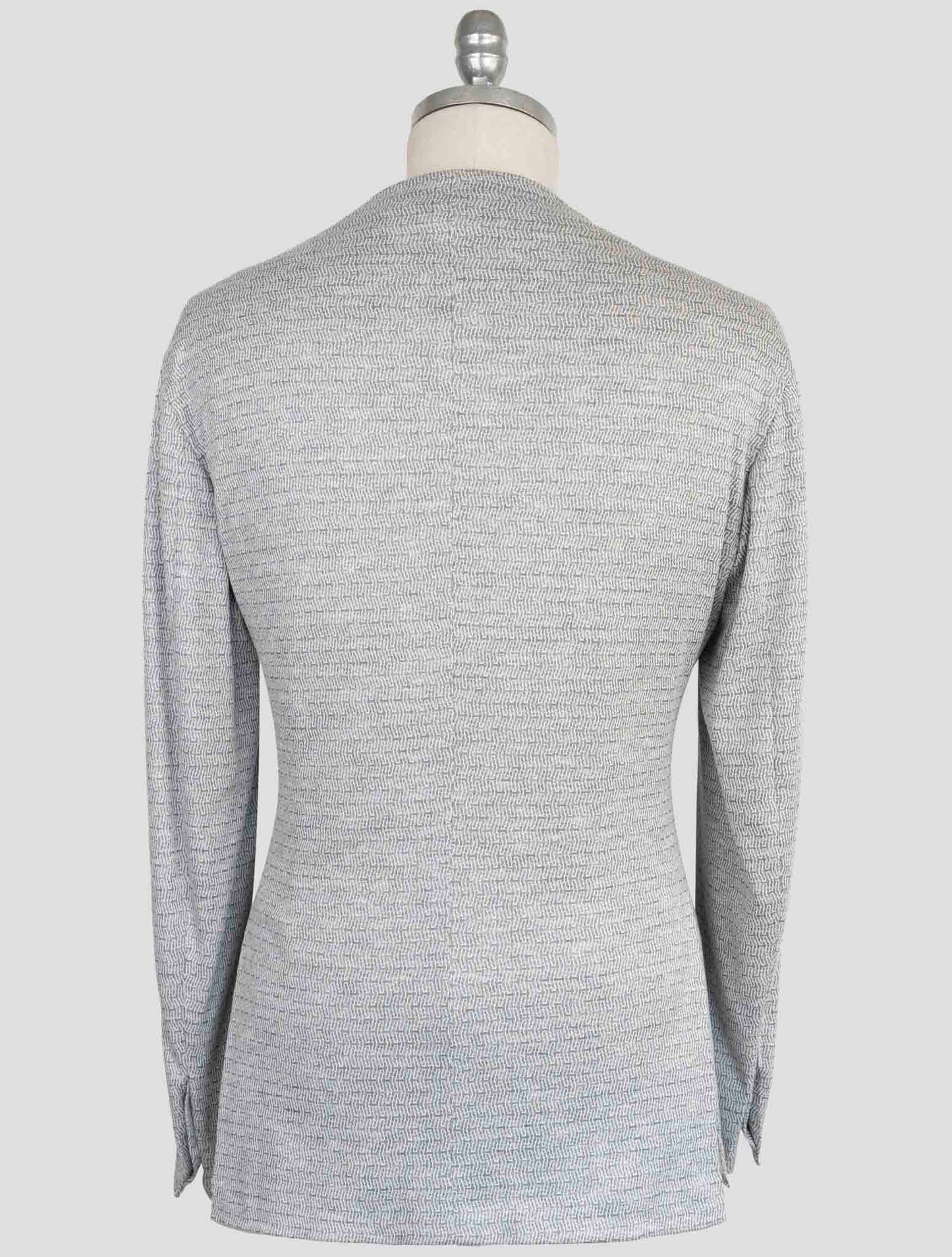 Kiton Knt Gray Cotton Cashmere Pa Blazers