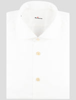 Kiton White Cotton Shirt