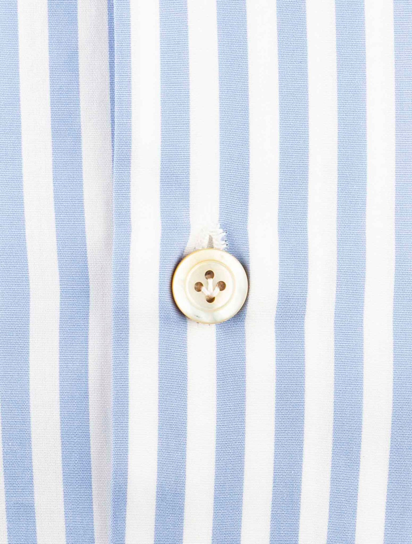 Kiton Light Blue White Cotton Shirt