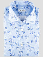 Kiton Light Blue Cotton Ea Shirt