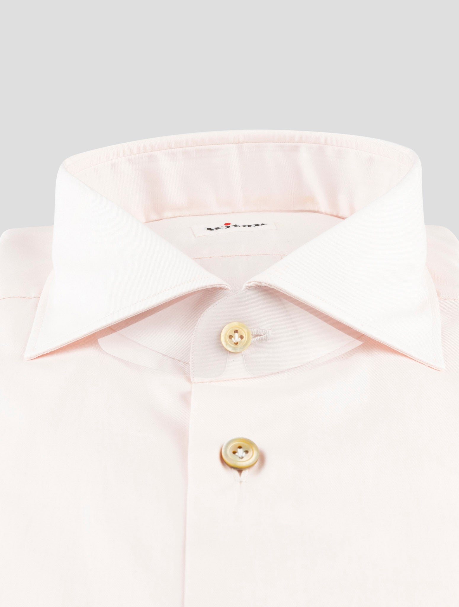 Kiton White Cotton Shirt