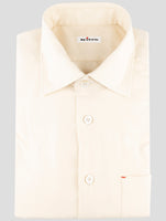 Kiton Beige Cotton Shirt