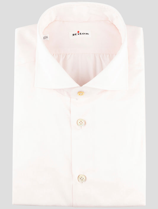 Kiton White Cotton Shirt