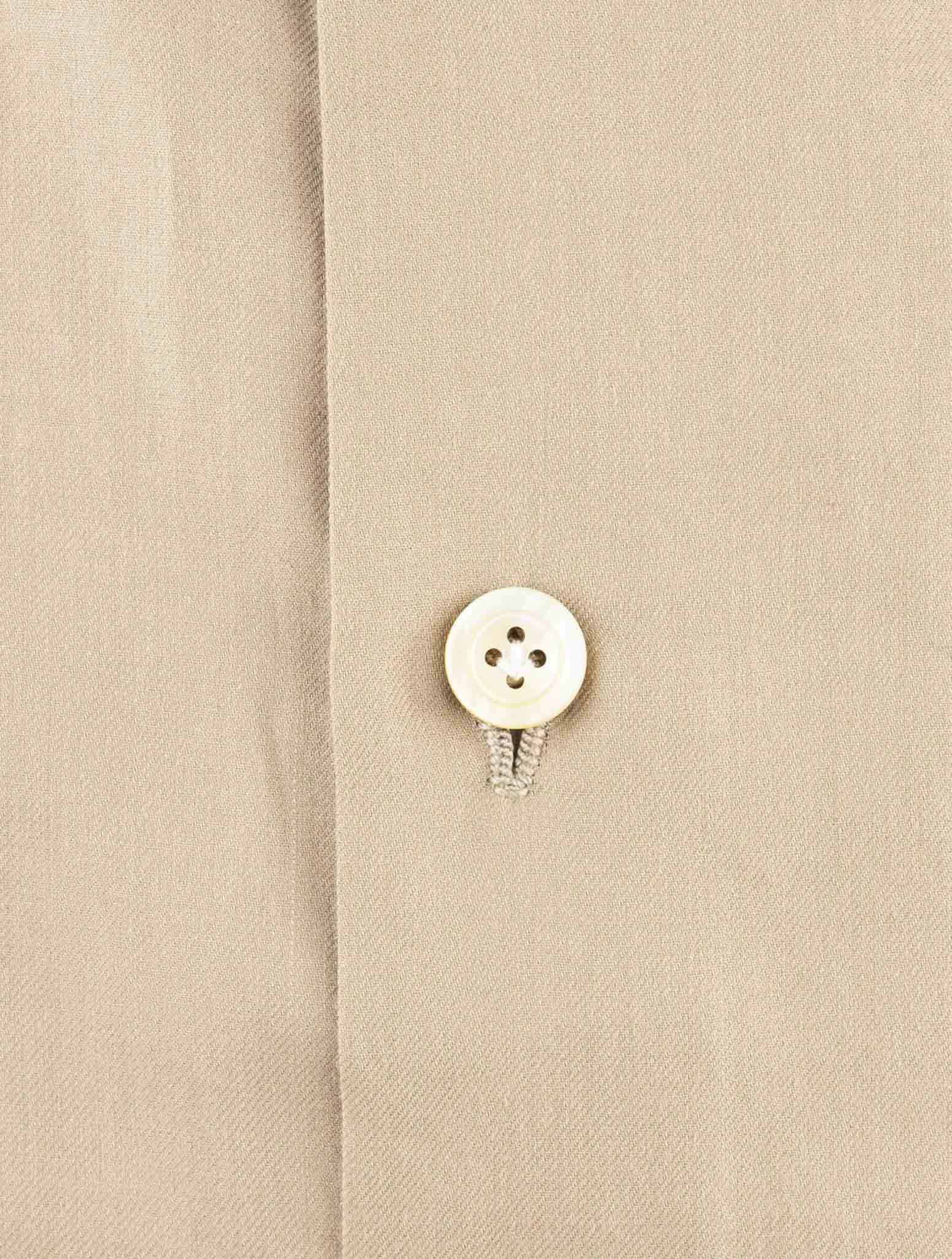 Kiton Brown Cotton Shirt