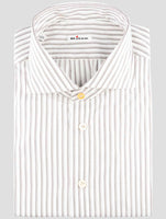 Kiton White Cotton Shirt