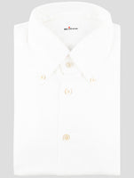 Kiton White Cotton Shirt