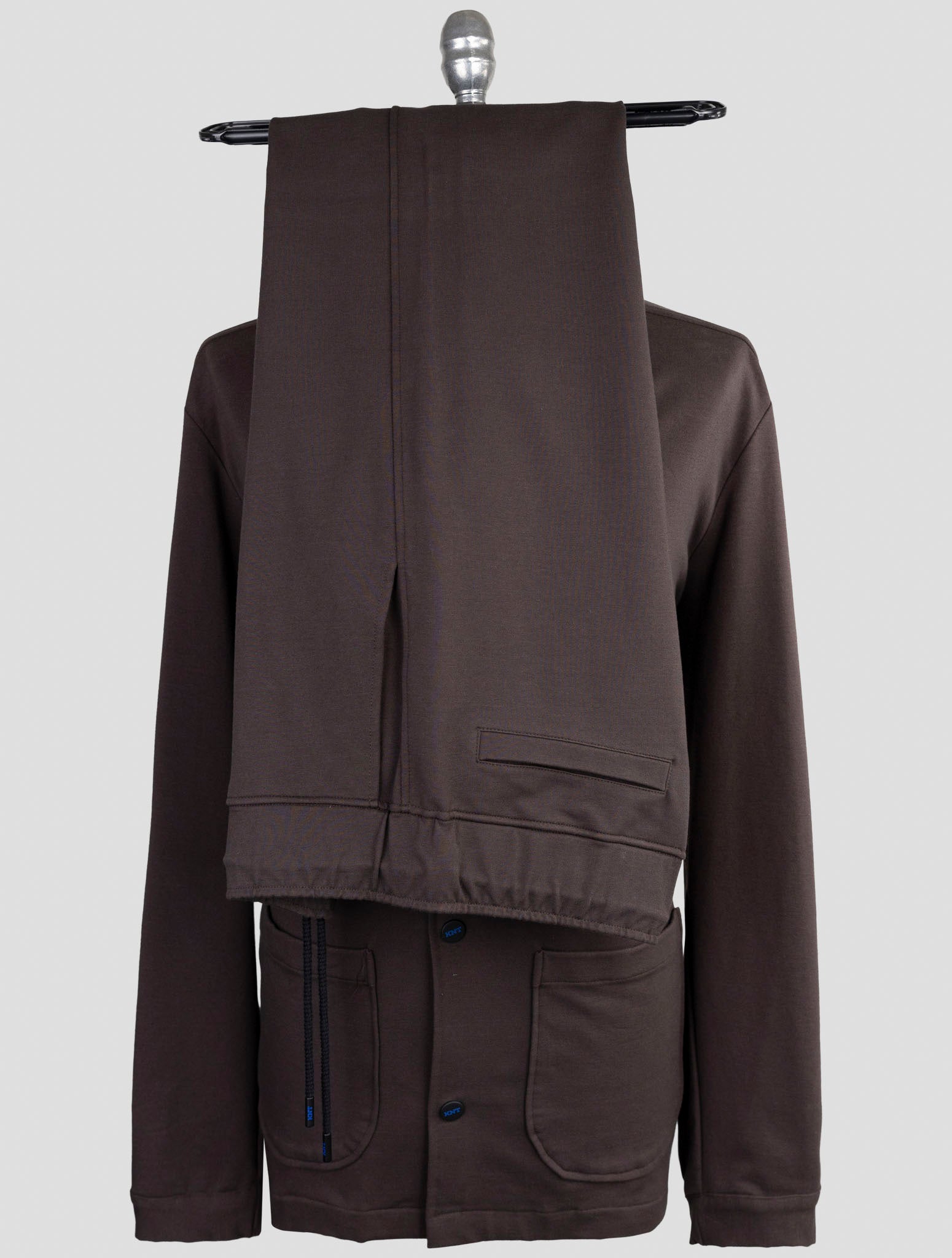 Kiton Knt Brown Cotton Ea Tracksuit