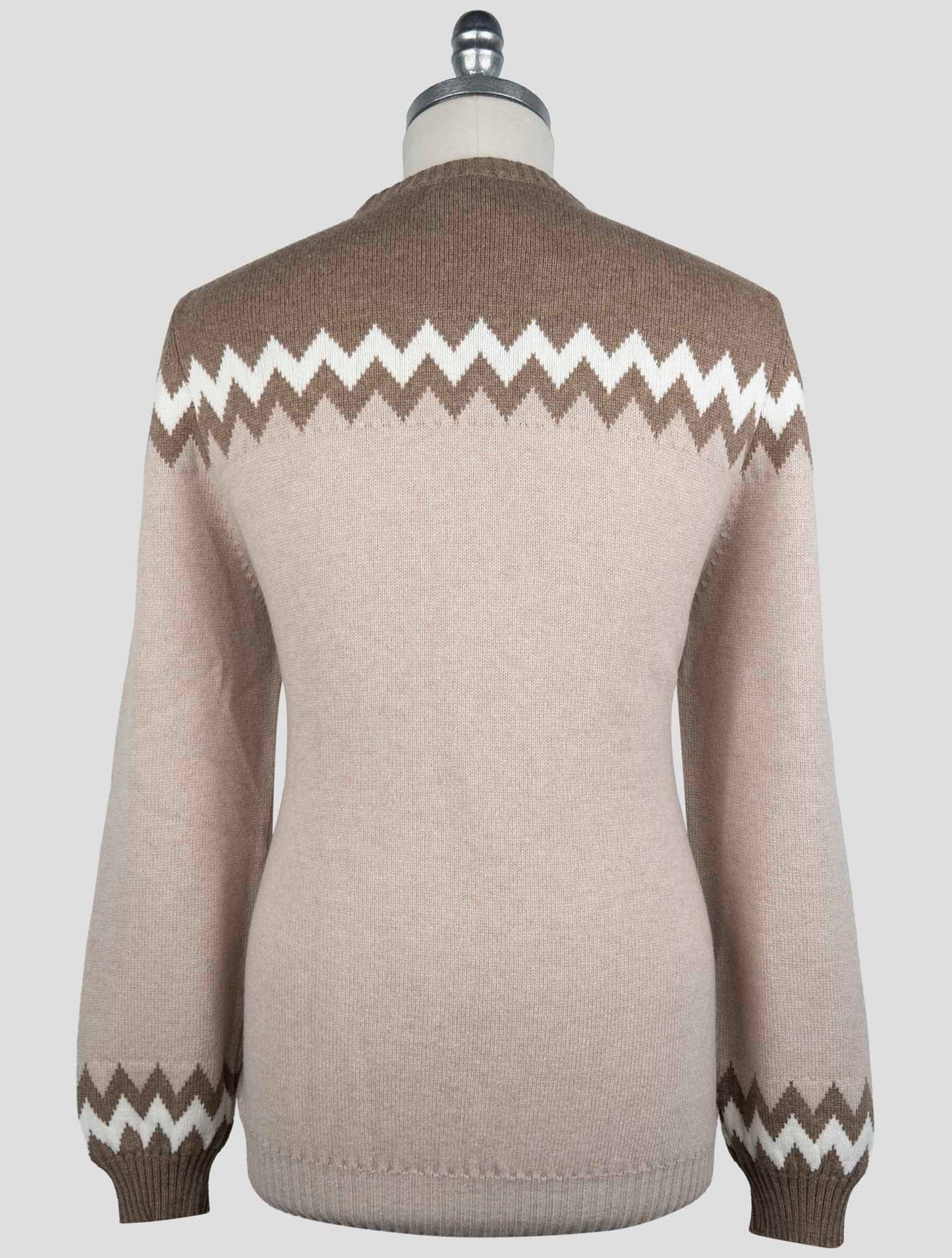 Kiton Brown Cashmere Sweater Crewneck