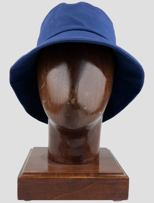Kiton Blue Cotton Ea Plus One Bucket Hat