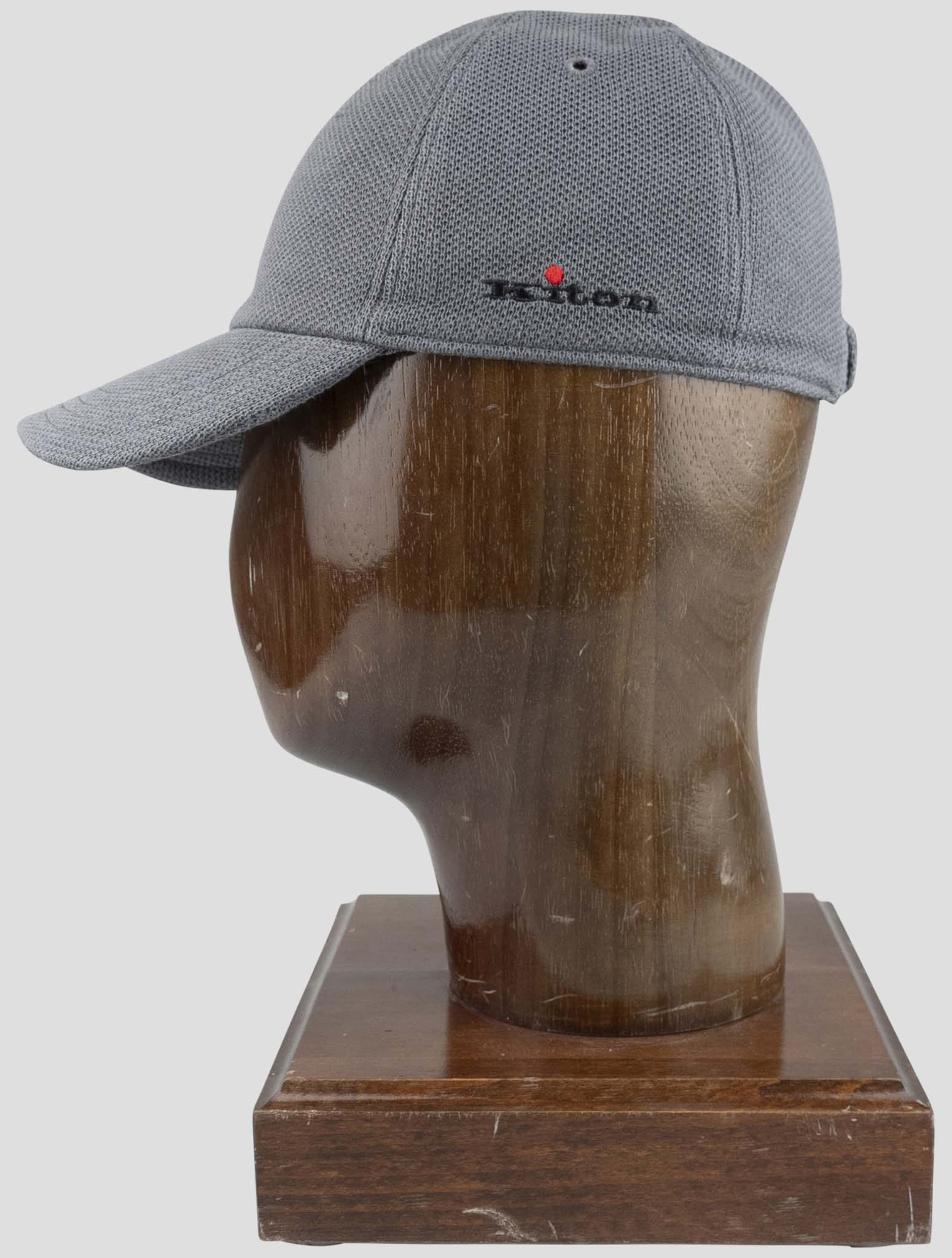 Kiton Gray Cotton Baseball Hat