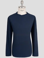 Kiton Knt Blue Cotton T-Shirt