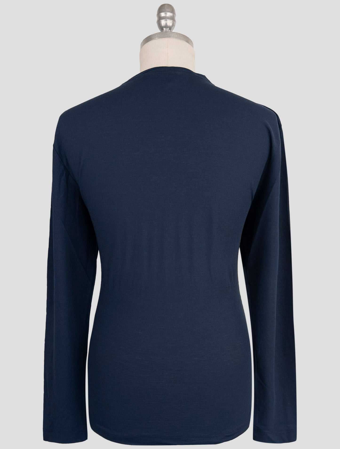 Kiton Knt Blue Cotton T-Shirt