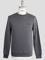 Kiton Knt Gray Cotton Sweater Crewneck