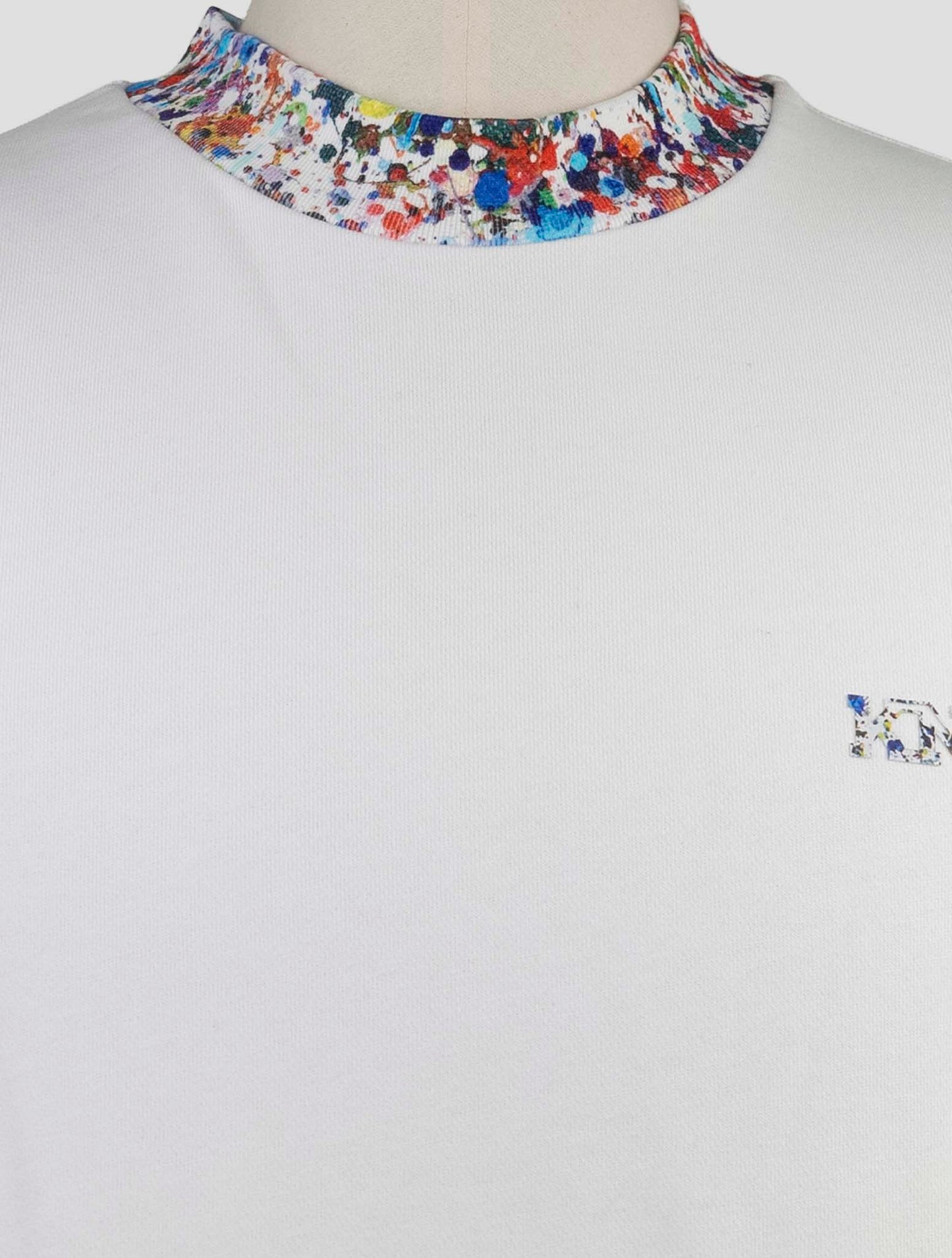 Kiton Knt White Cotton Sweater Crewneck