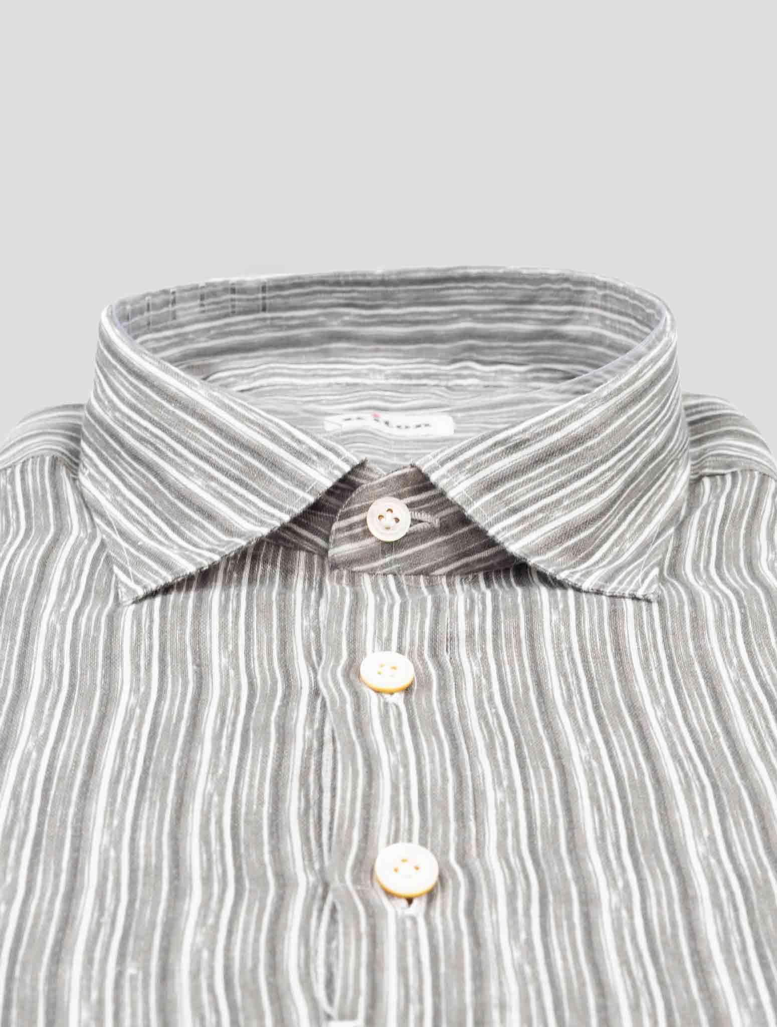 Kiton Multicolor Cotton Linen Sweater Polo