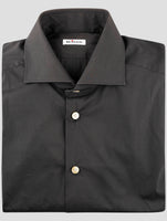 Kiton Black Cotton Pa Ea Shirt