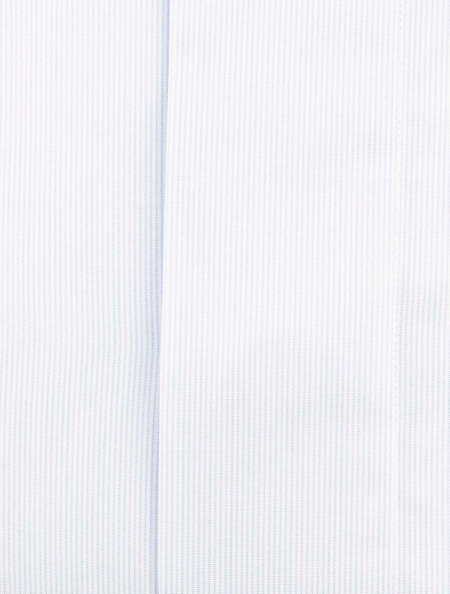 Kiton Light Blue White Cotton Shirt