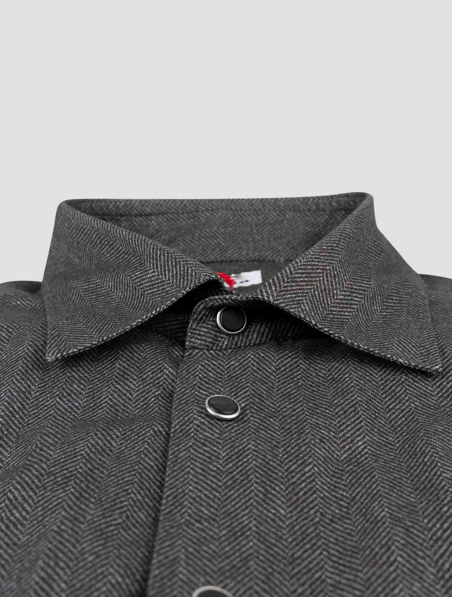 Kiton Gray Cotton Shirt