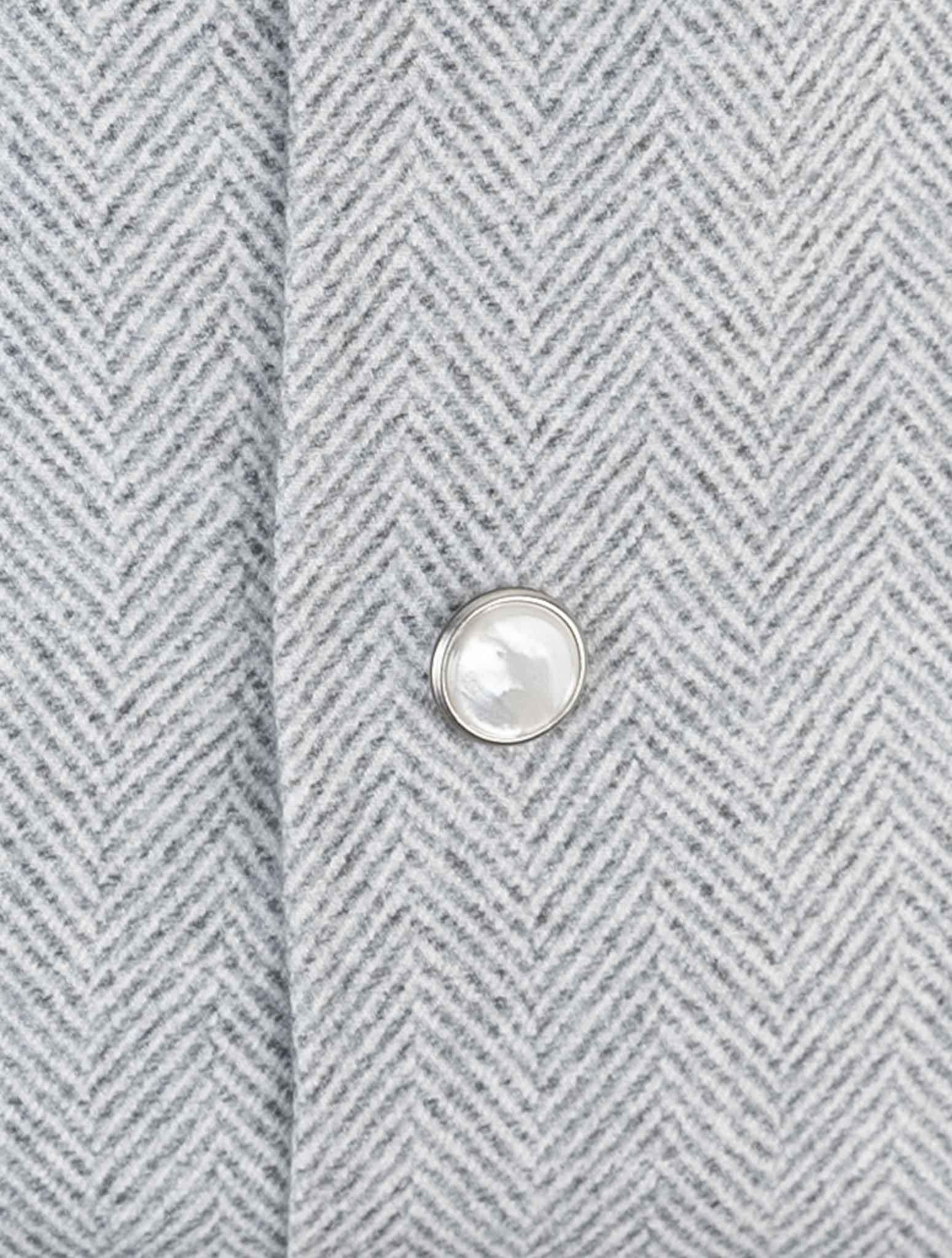 Kiton Gray Linen Shirt