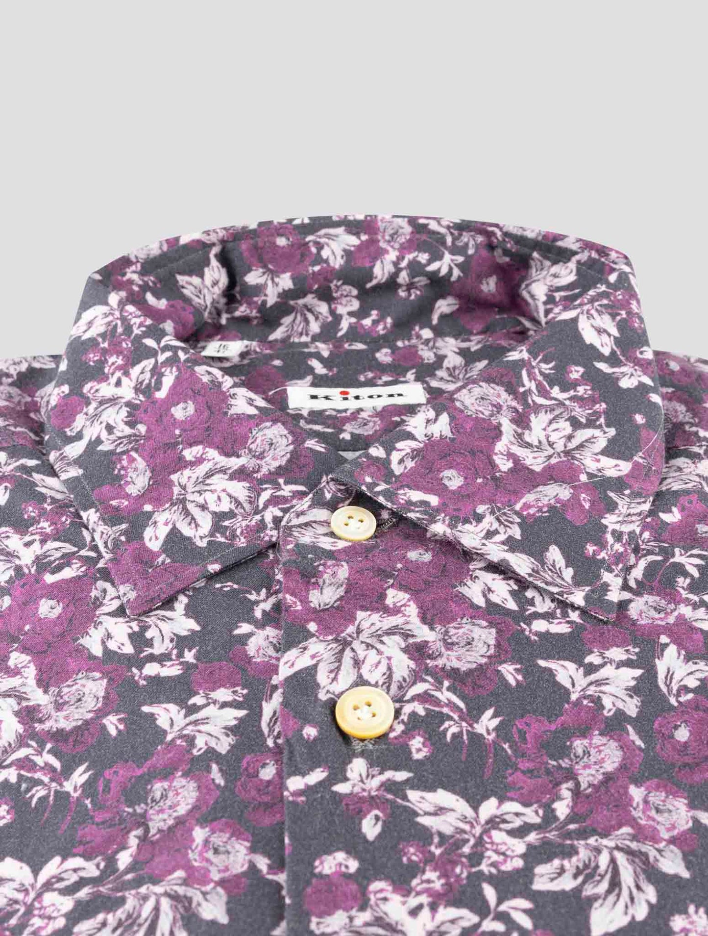 Kiton Multicolor Cotton Shirt
