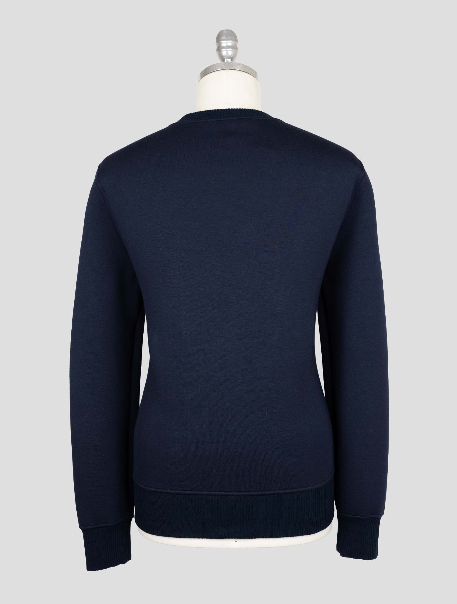 Kiton Knt Black Viscose Ea Sweater Crewneck