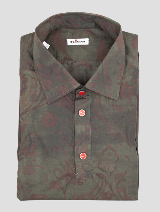 Kiton Multicolor Cotton Sweater Polo