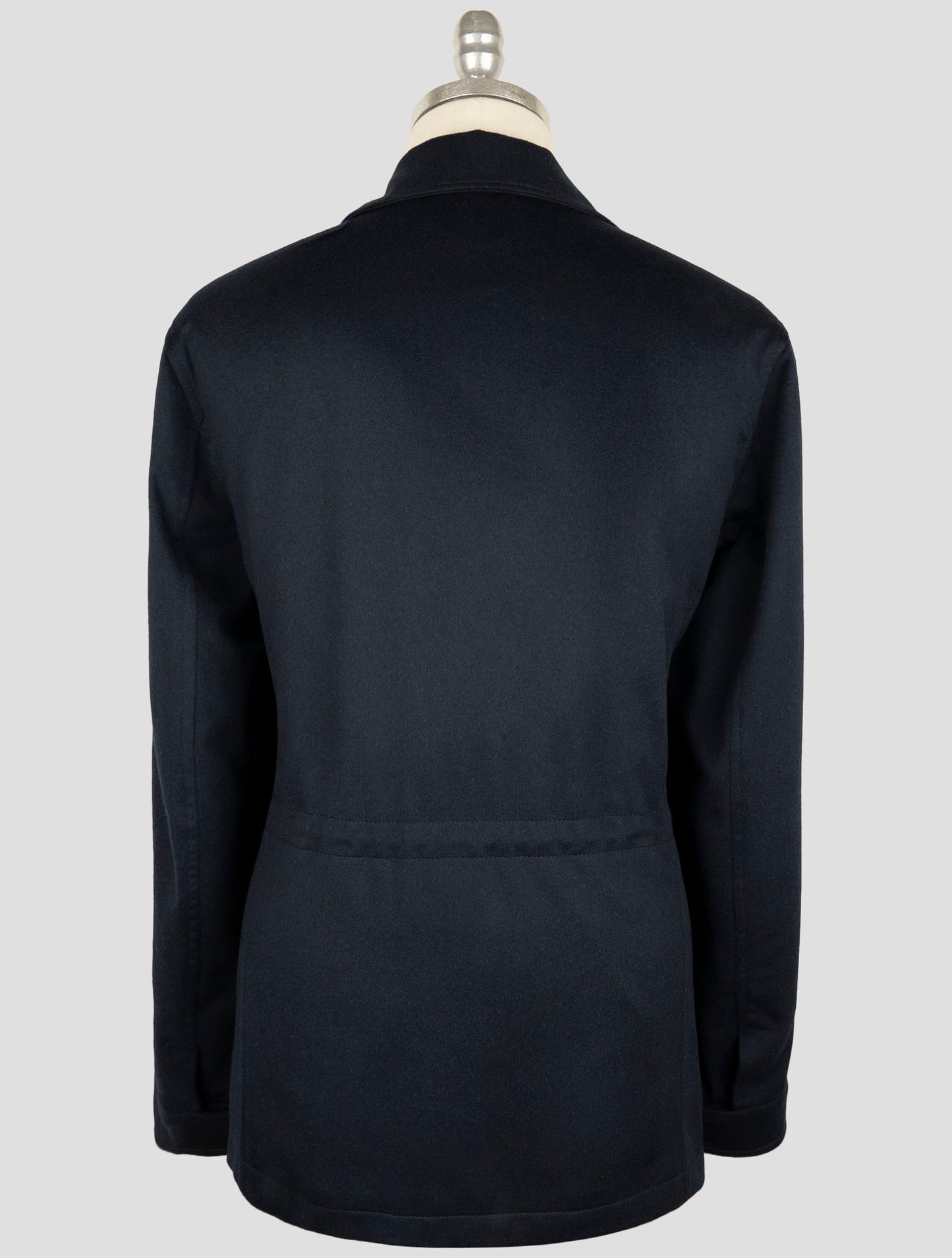 Kiton Blue Cashmere Coat