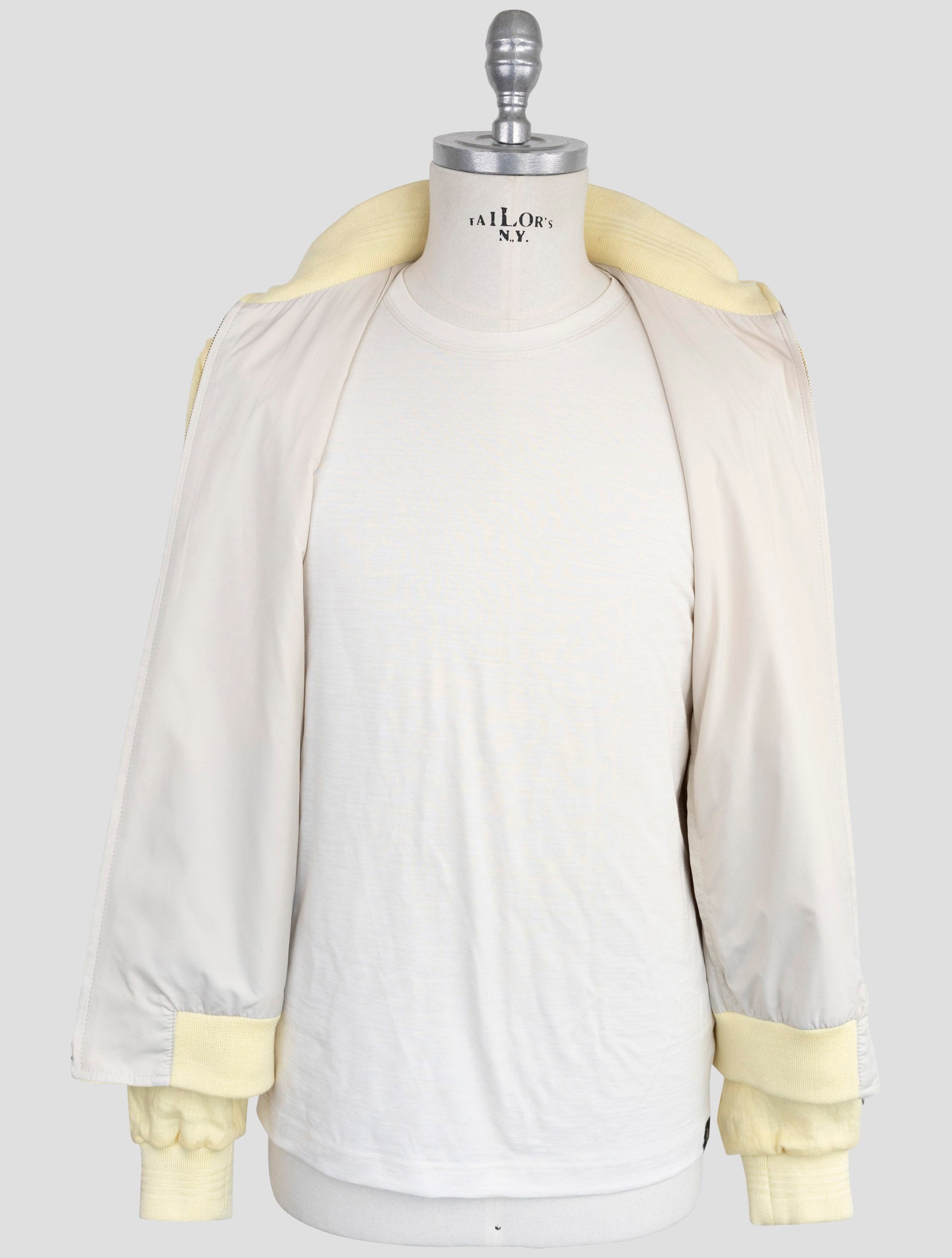 Kiton Yellow Linen Coat