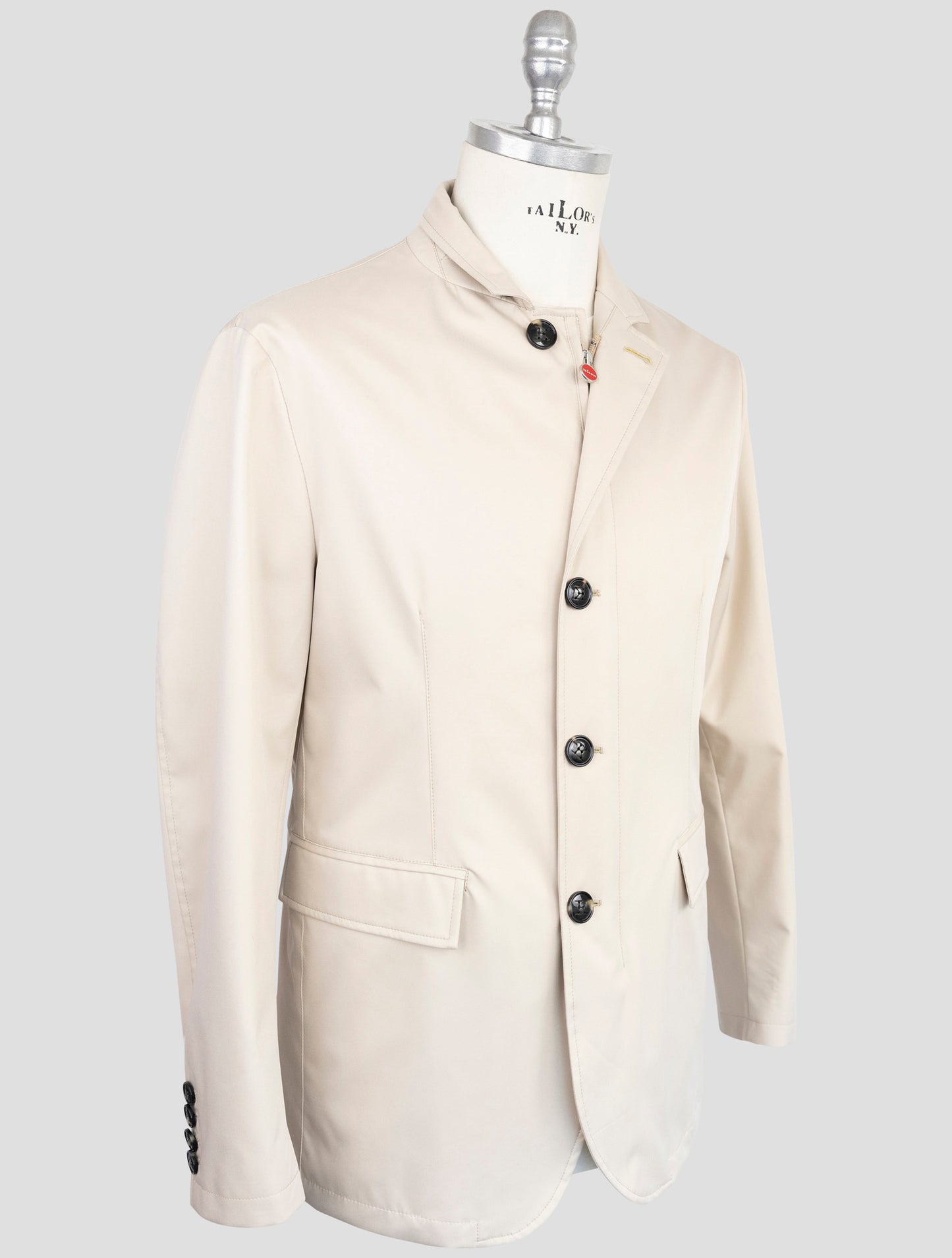 Kiton Beige Pl Coat