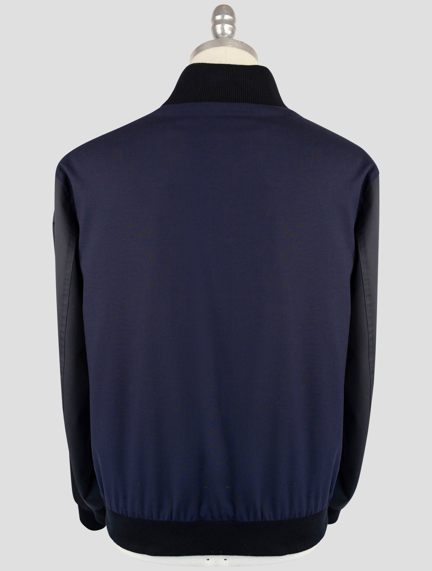 Kiton Blue Virgin Wool Pa Ea Coat