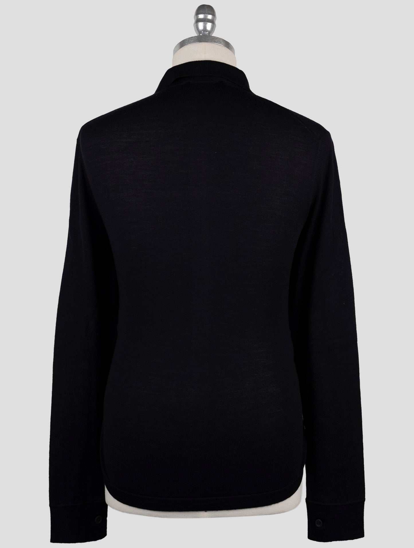 Kiton Knt Dark Blue Cotton Shirt