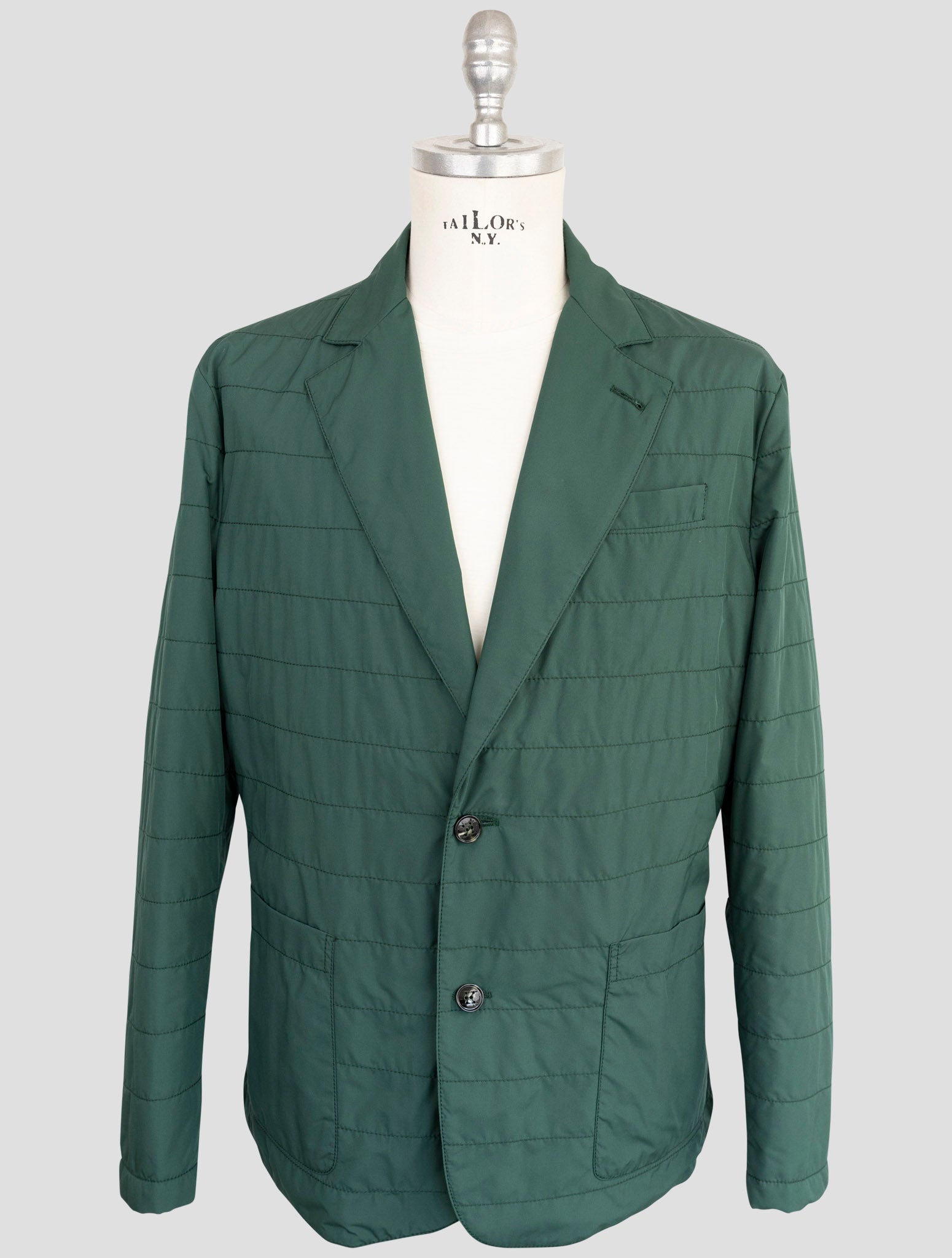 Kiton Green Pl Coat
