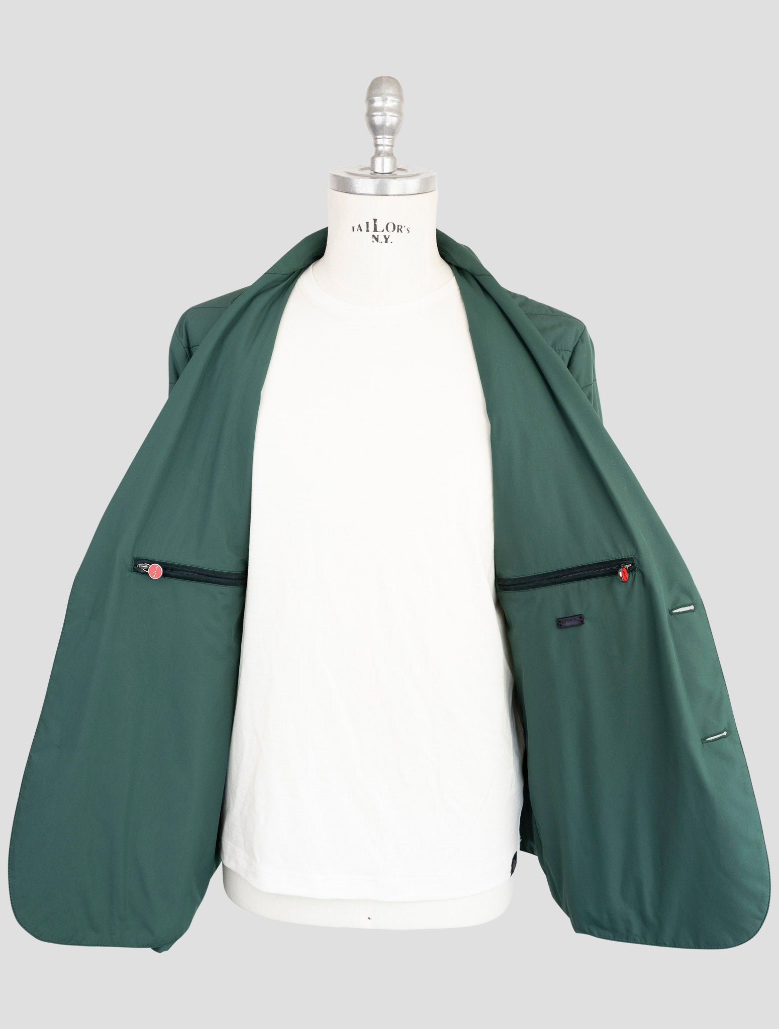 Kiton Green Pl Coat