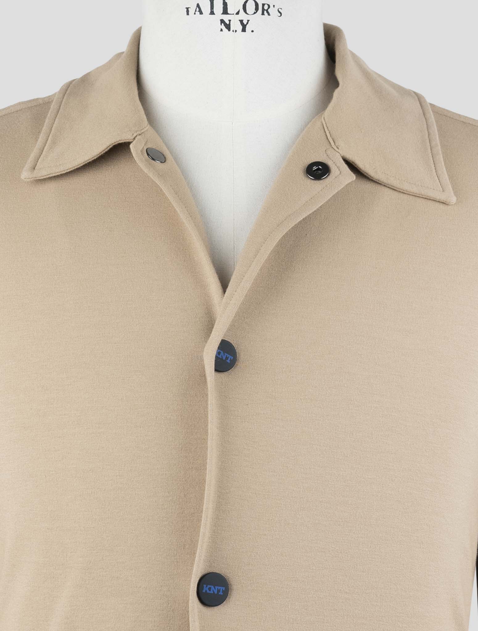 Kiton Knt Blue Cotton Ea Shirt