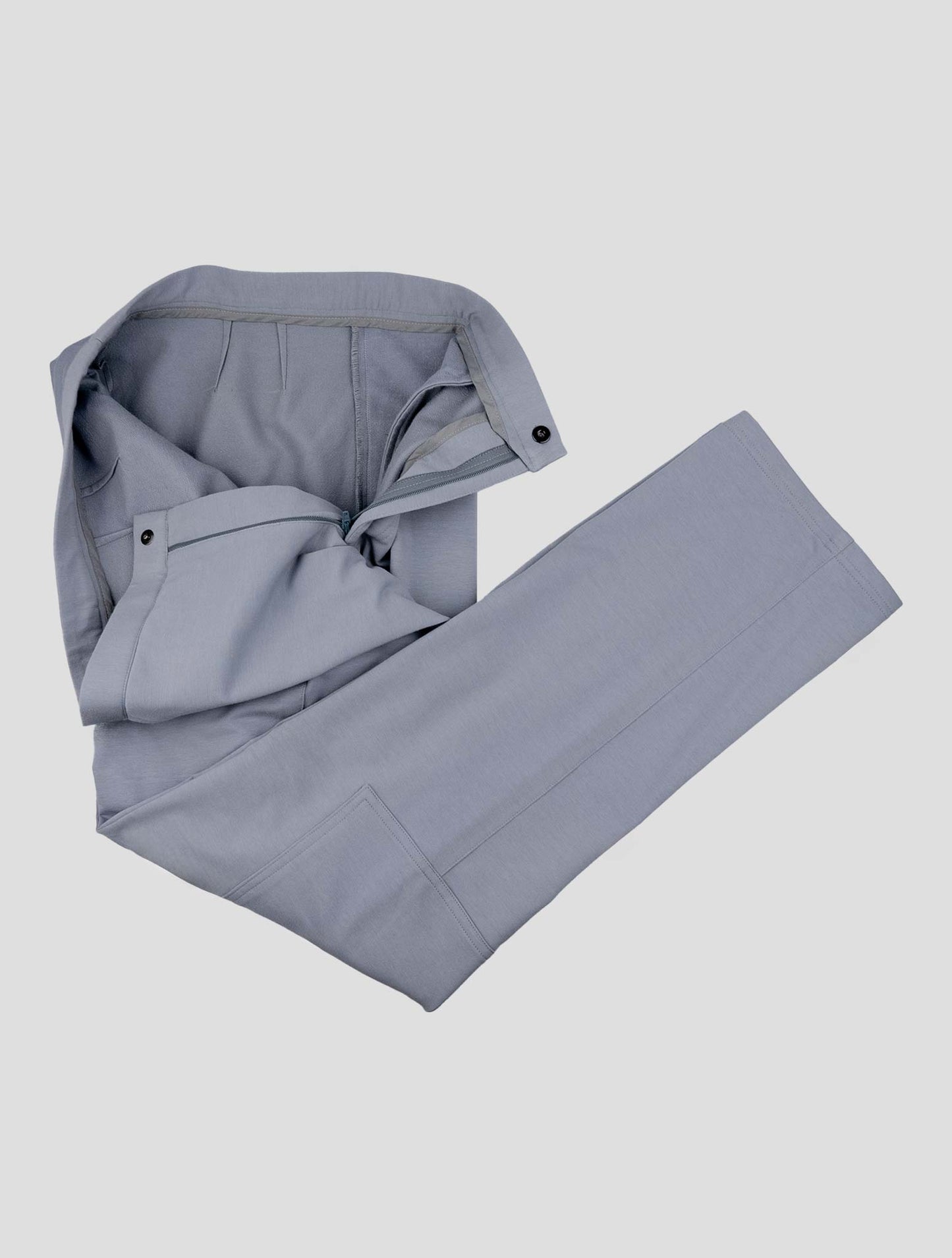 Kiton Knt Light Gray Cotton Ea Tracksuit