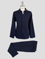 Kiton Knt Blue Cotton Ea Tracksuit