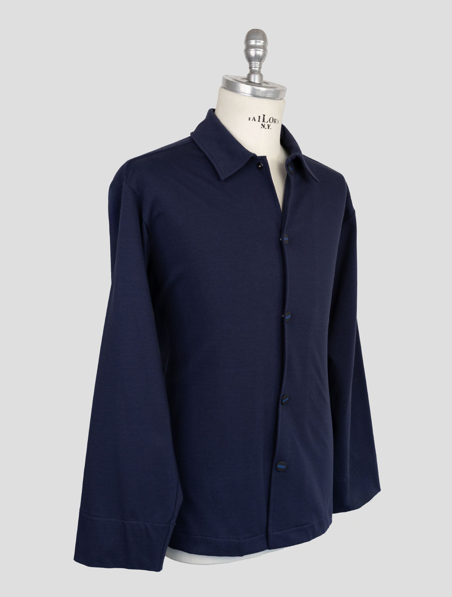 Kiton Knt Blue Cotton Ea Tracksuit