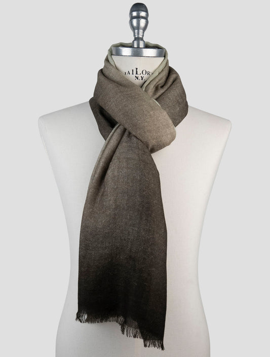 Kiton Multicolor Cashmere Silk Scarf