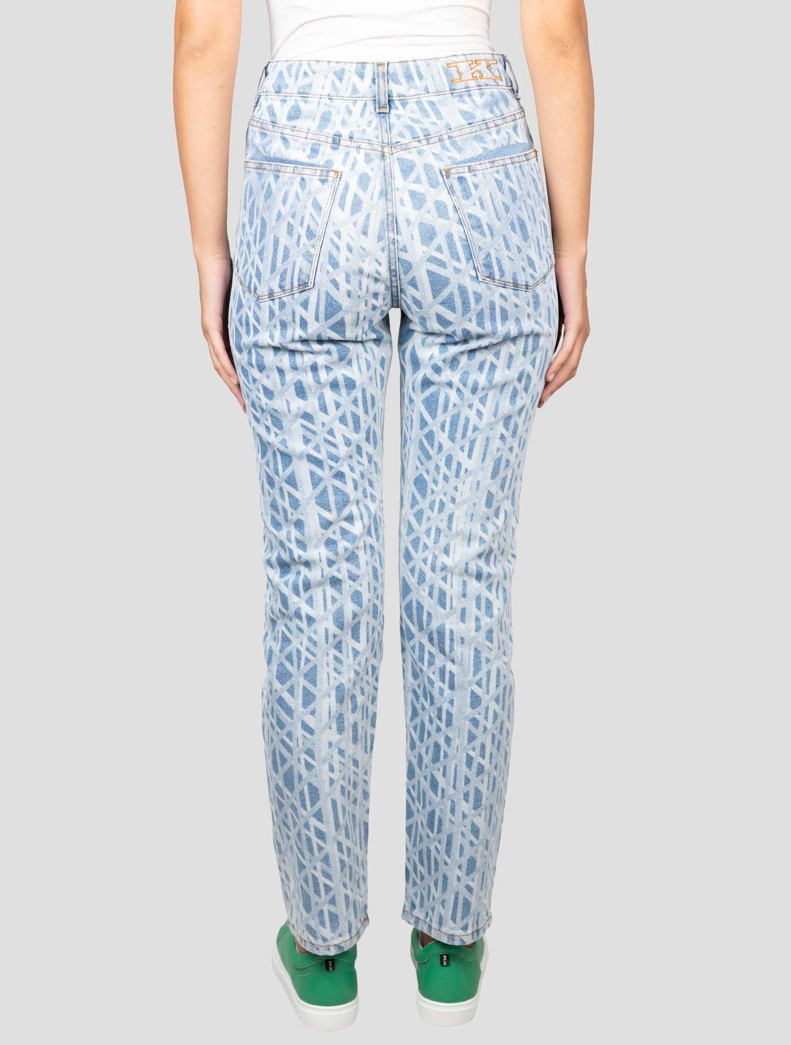 Kiton Light Blue Cotton Ea Jeans