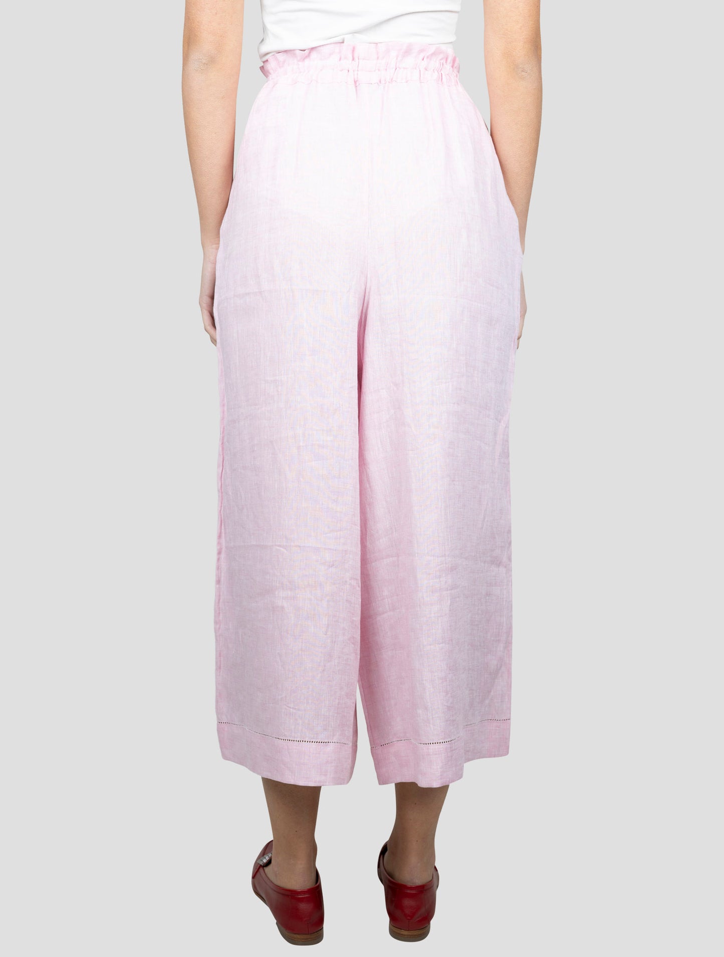 Kiton Pink Linen Short Pants