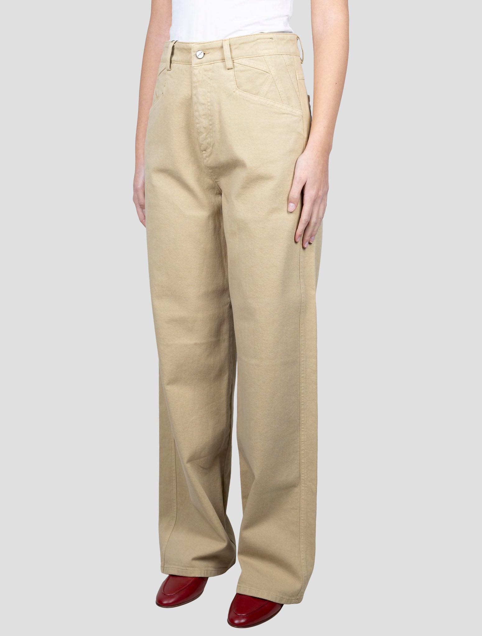 Kiton Beige Cotton Ea Jeans