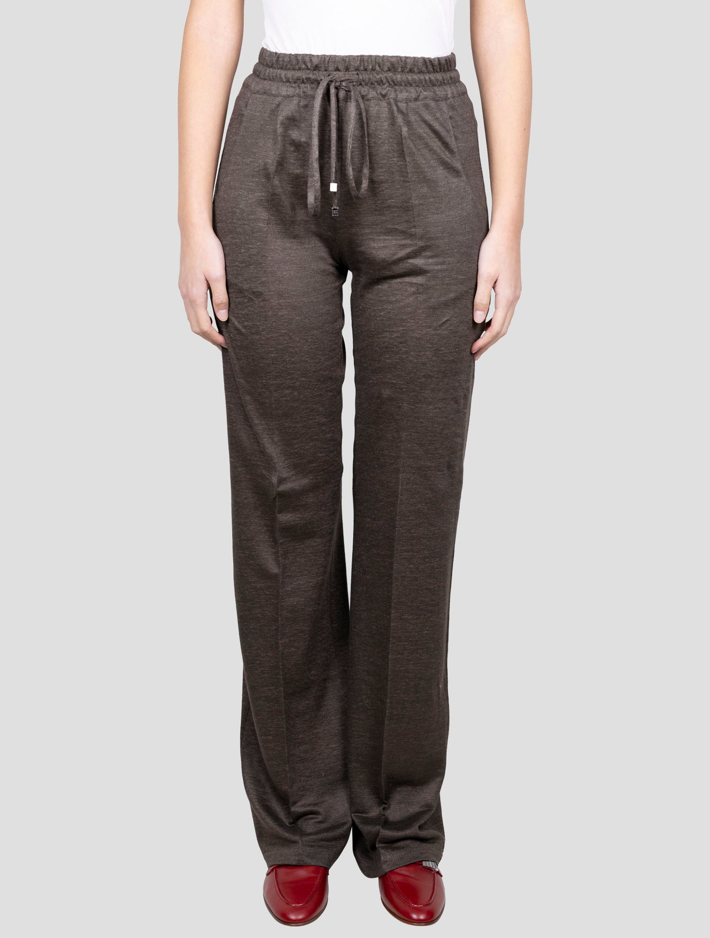 Kiton Brown Linen Pants