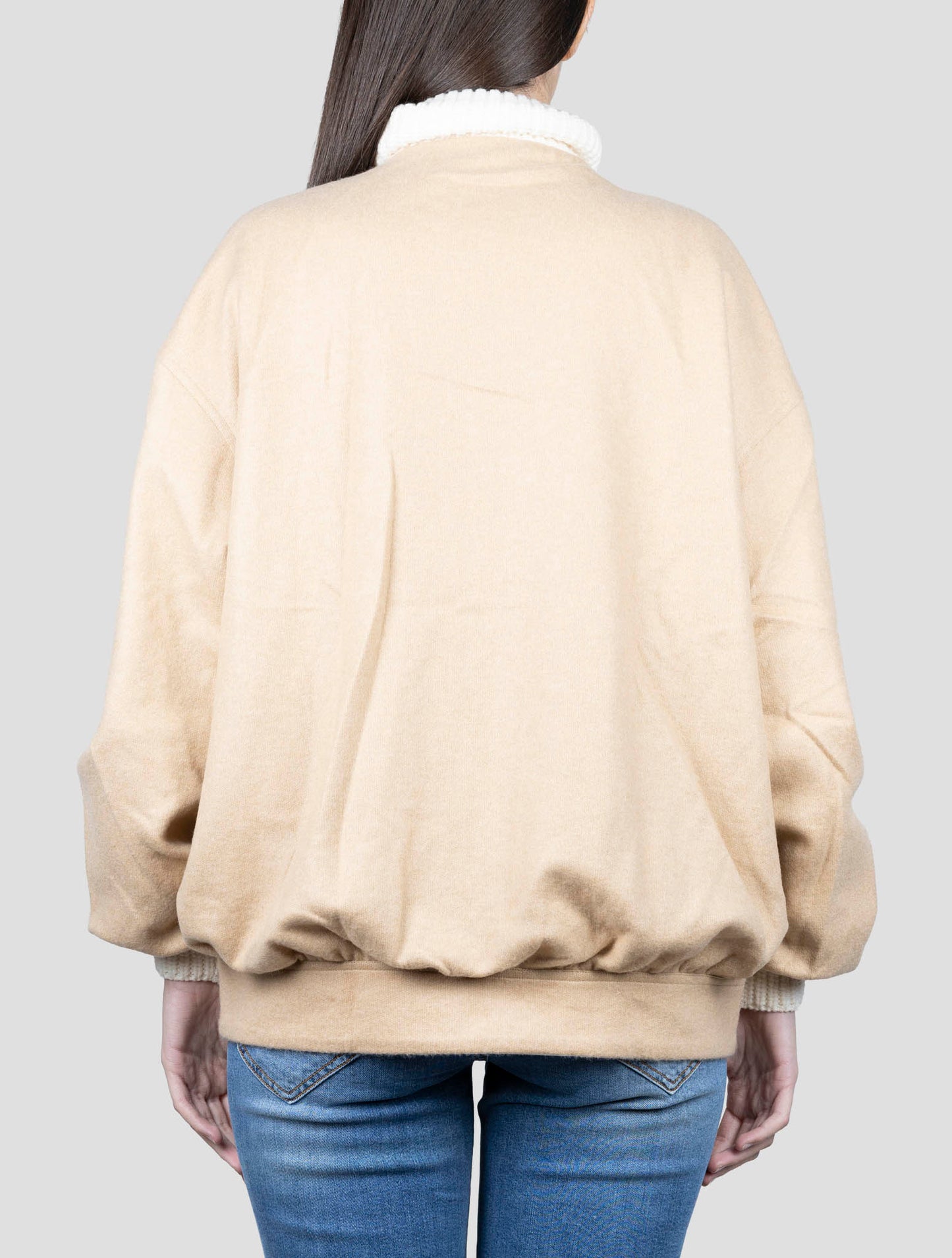 Kiton Brown Cashmere Sweater Full Zip